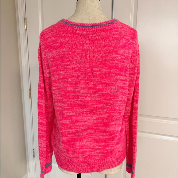 Lilly Pulitzer Vibrant Pink 'J'adore' Sweater - Picture 2 of 4